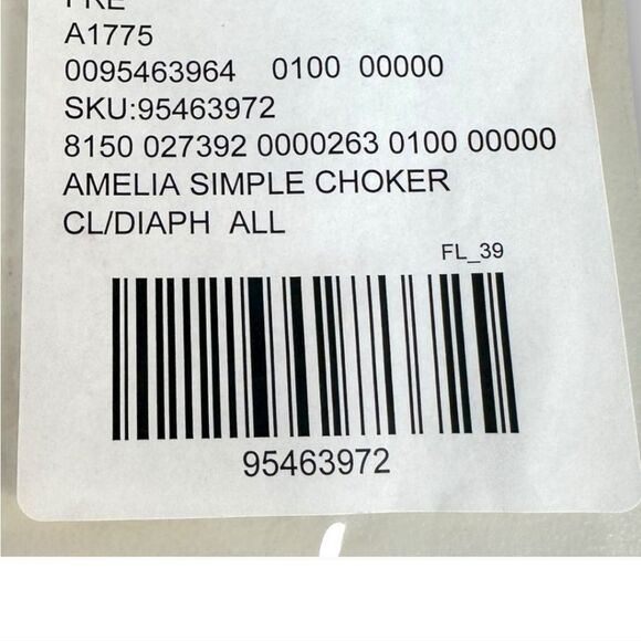 Ariana Ost For Free People Amelia Simple Choker NWT - Picture 7 of 7